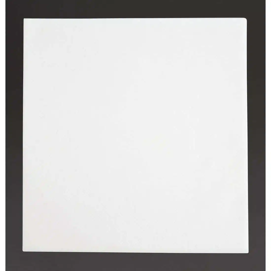 Fiesta Recyclable Premium Tablin Dinner Napkin White 40x40cm Airlaid 1/4 Fold (Pack of 500) - Image 1