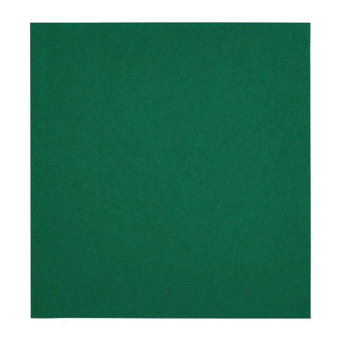 Fiesta Recyclable Premium Tablin Dinner Napkin Dark Green 40x40cm Airlaid 1/4 Fold (Pk 500) - Image 1