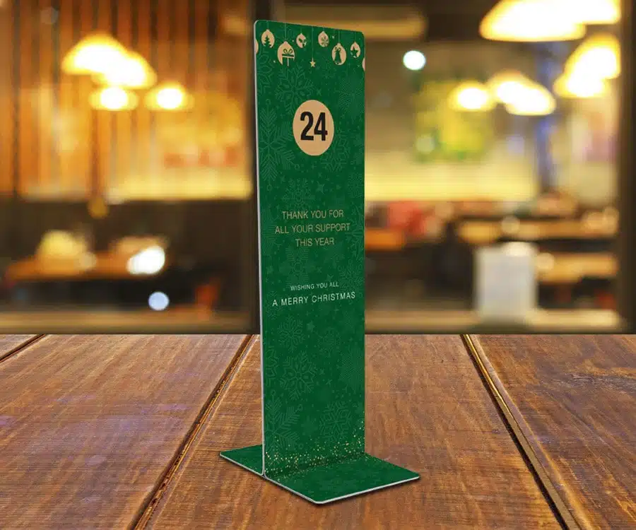Christmas Tall Table Number - Image 3