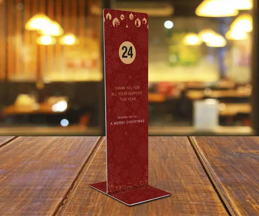 Christmas Tall Table Number - Image 4
