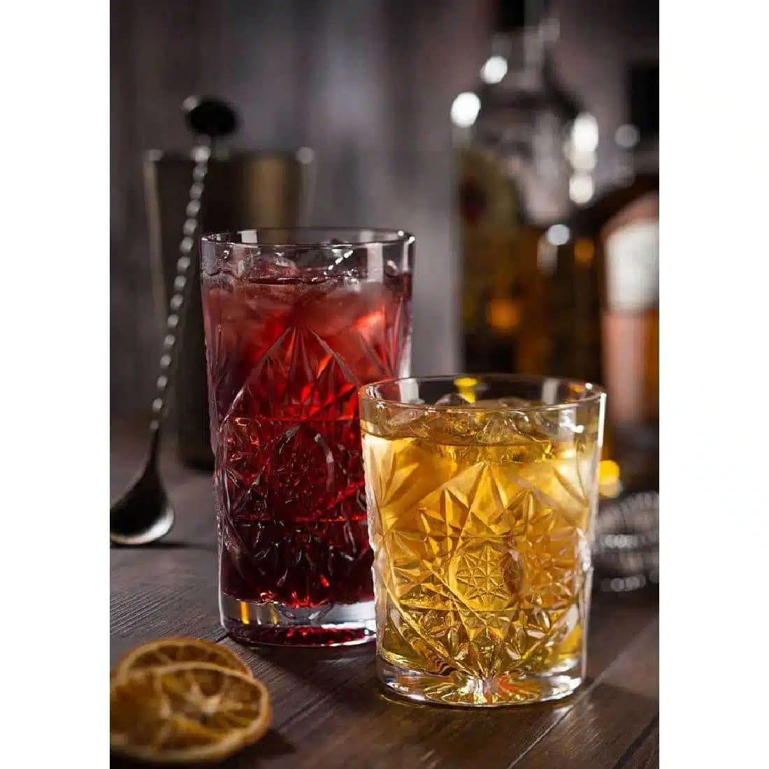 Utopia Rockstar Double Old Fashioned Glasses 350ml (8 pack) - Image 2