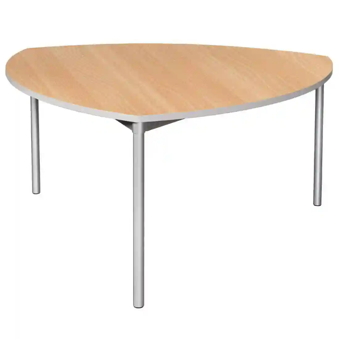 Gopak Enviro Indoor Beech Effect Shield Dining Table 1500mm - Image 1