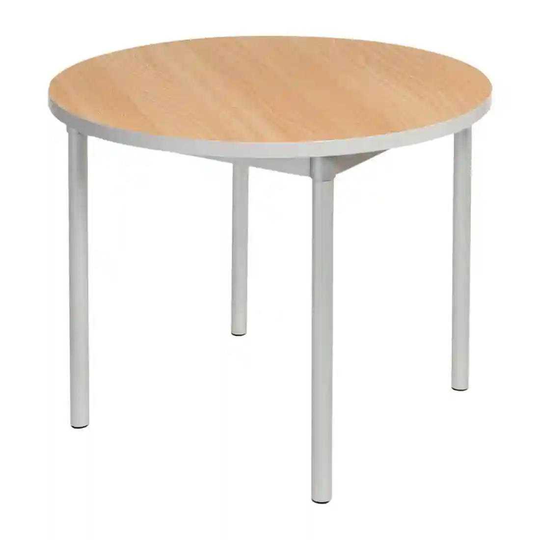 Gopak Enviro Indoor Beech Effect Round Dining Table 900mm - Image 1