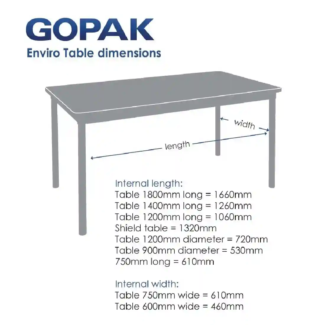 Gopak Enviro Indoor Beech Effect Round Dining Table 900mm - Image 2