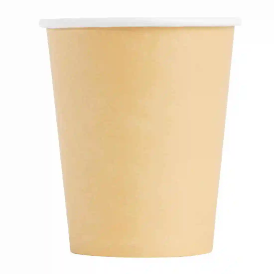Fiesta Recyclable Coffee Cups Single Wall Kraft 225ml / 8oz (Pack of 1000) - Image 2