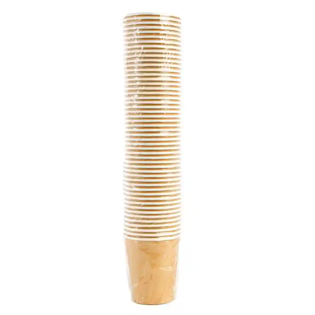 Fiesta Recyclable Coffee Cups Single Wall Kraft 225ml / 8oz (Pack of 50) - Image 6
