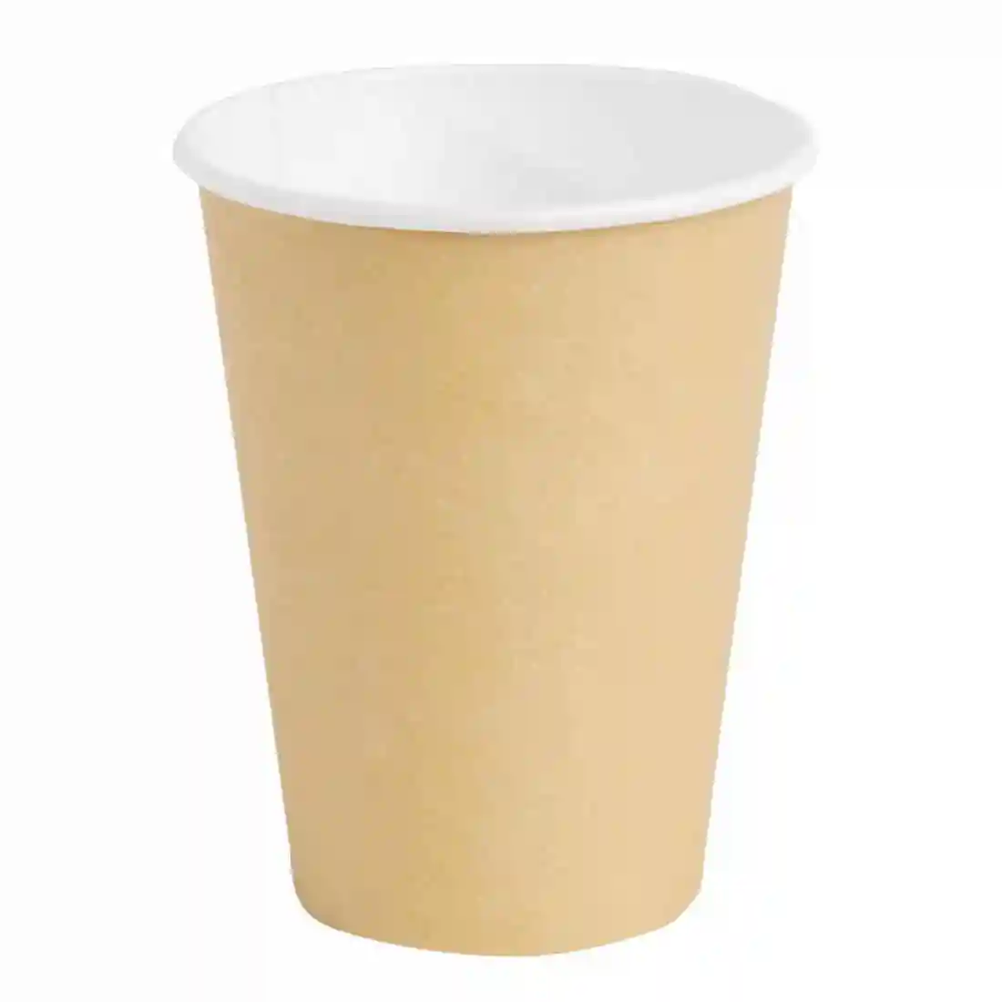 Fiesta Recyclable Coffee Cups Single Wall Kraft 340ml / 12oz (Pack of 1000) - Image 1