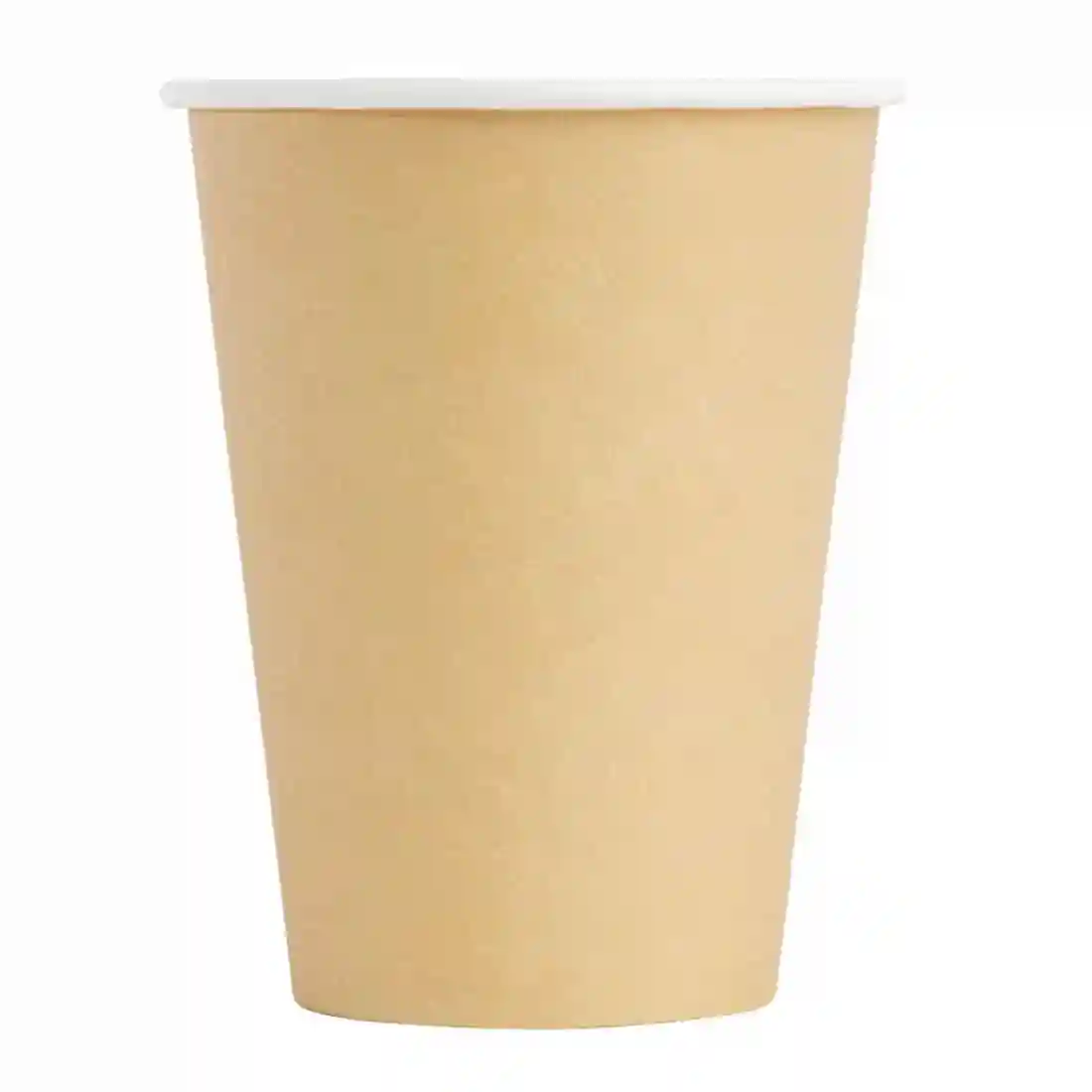Fiesta Recyclable Coffee Cups Single Wall Kraft 340ml / 12oz (Pack of 50) - Image 2