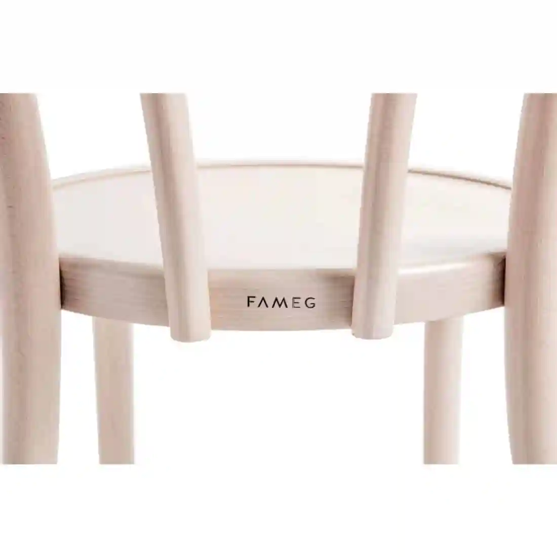 Fameg Bentwood Bistro Side Chairs Whitewash (Pack of 2) - Image 4