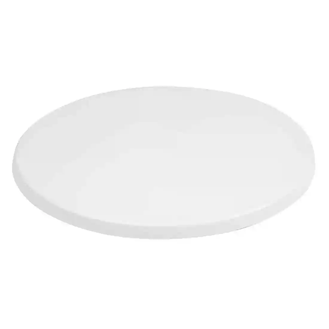 Bolero Pre-drilled Round Tabletop White 600mm - Image 1
