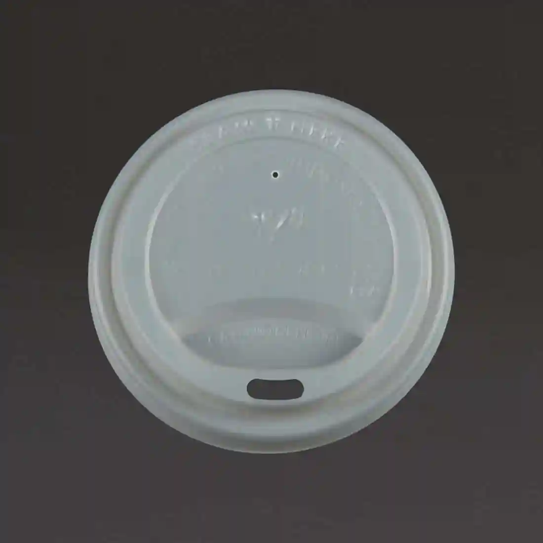 Vegware Compostable Coffee Cup Lids 225ml / 8oz (Pack of 1000) - Image 1