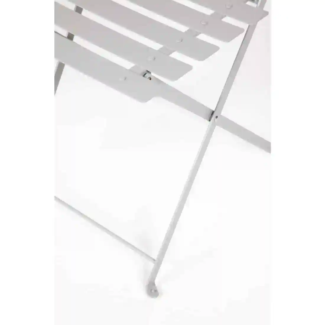 Bolero Perth Grey Pavement Style Steel Folding Chairs (Pack of 2) - Image 5