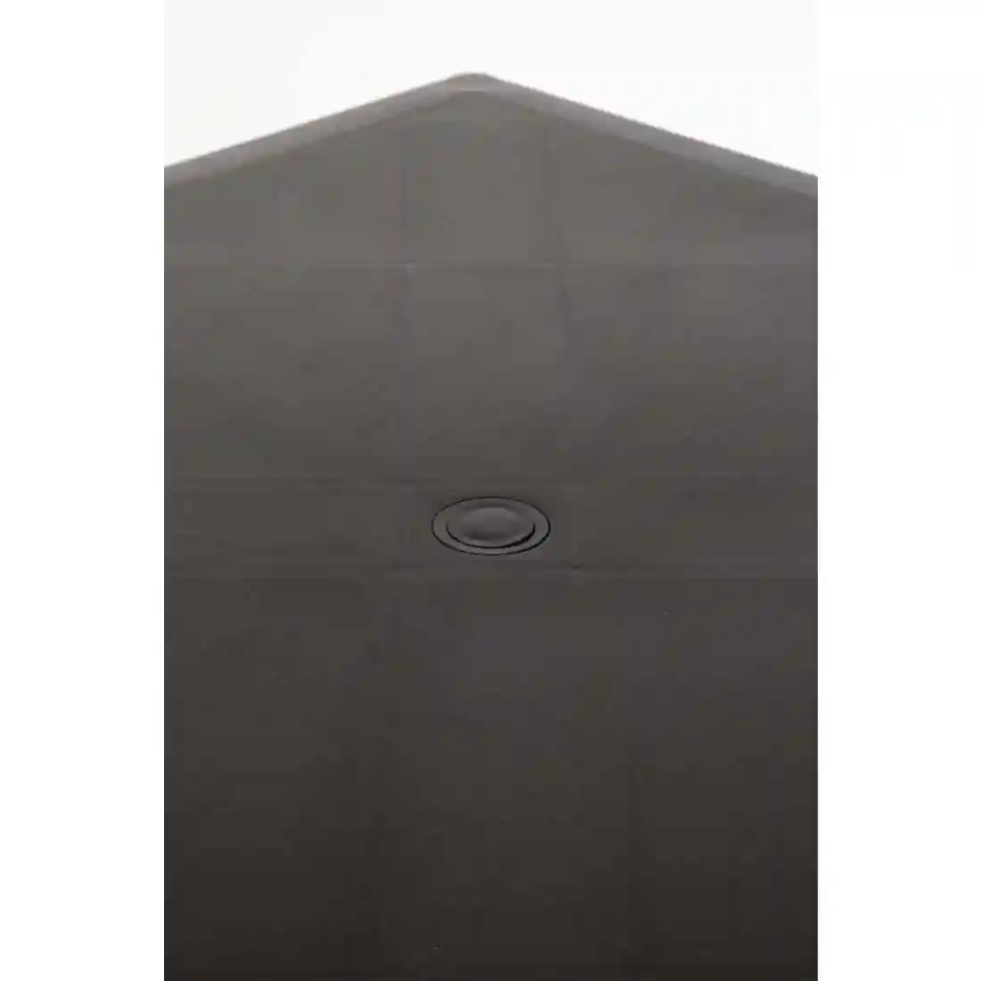 Black Square Table with Aluminium Legs 750mm - Image 7