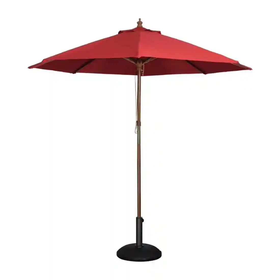 Bolero Round Parasol 2.5m Diameter Red - Image 1
