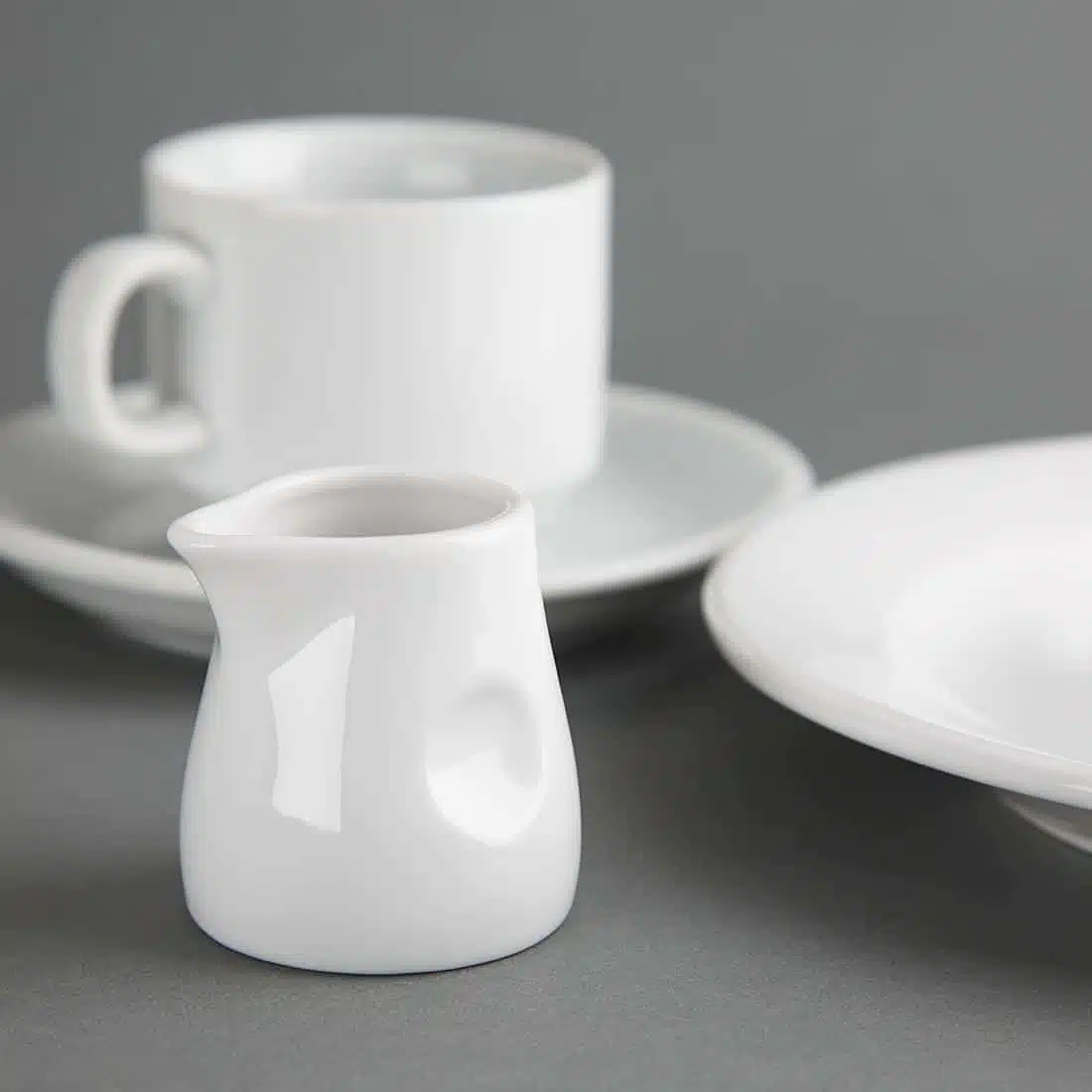 Olympia Dimpled Milk Jugs 70ml - Image 3