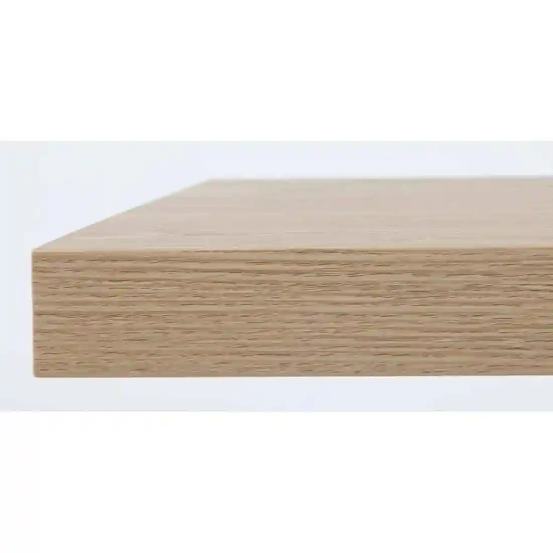 Bolero Pre-drilled Square Tabletop Antique Natural 700mm - Image 4