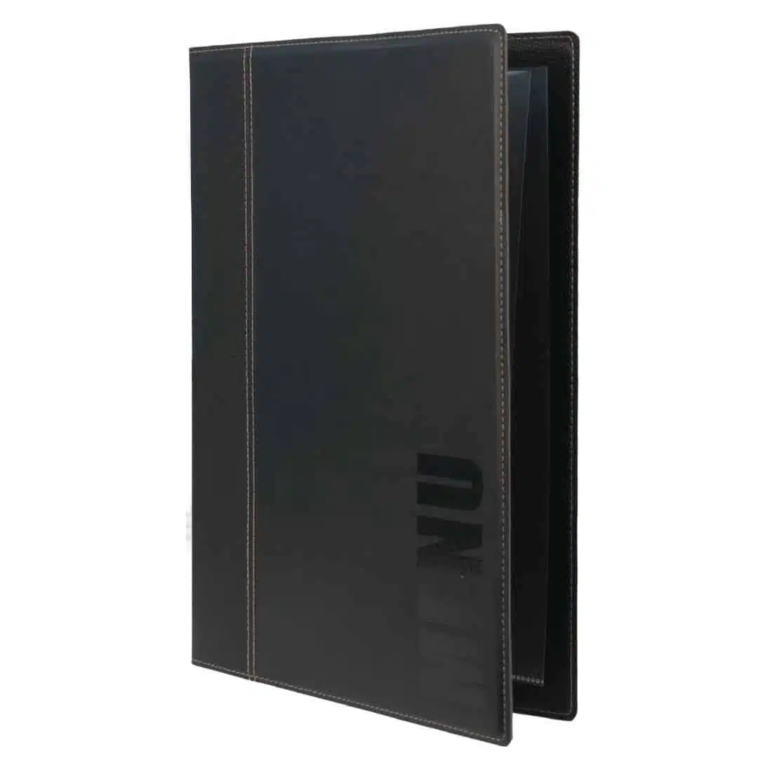 Securit Contemporary Menu Cover Black A4 - Image 2