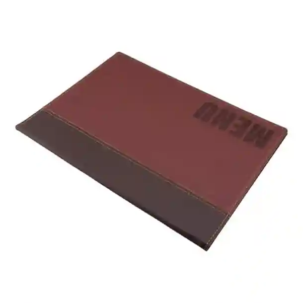 Securit Contemporary Menu Cover Bordeaux A4 - Image 4