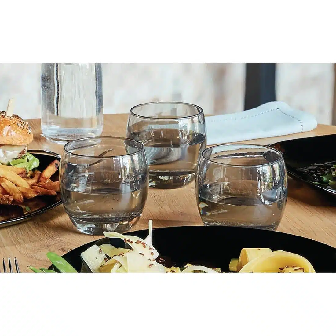 Arcoroc Salto Colour Studio Grey Old Fashioned Glasses 320ml (24 pack) - Image 2