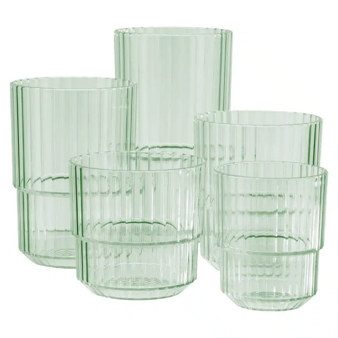 APS Linea Light Green Drinking Cup 300ml (Box of 48) - Image 4