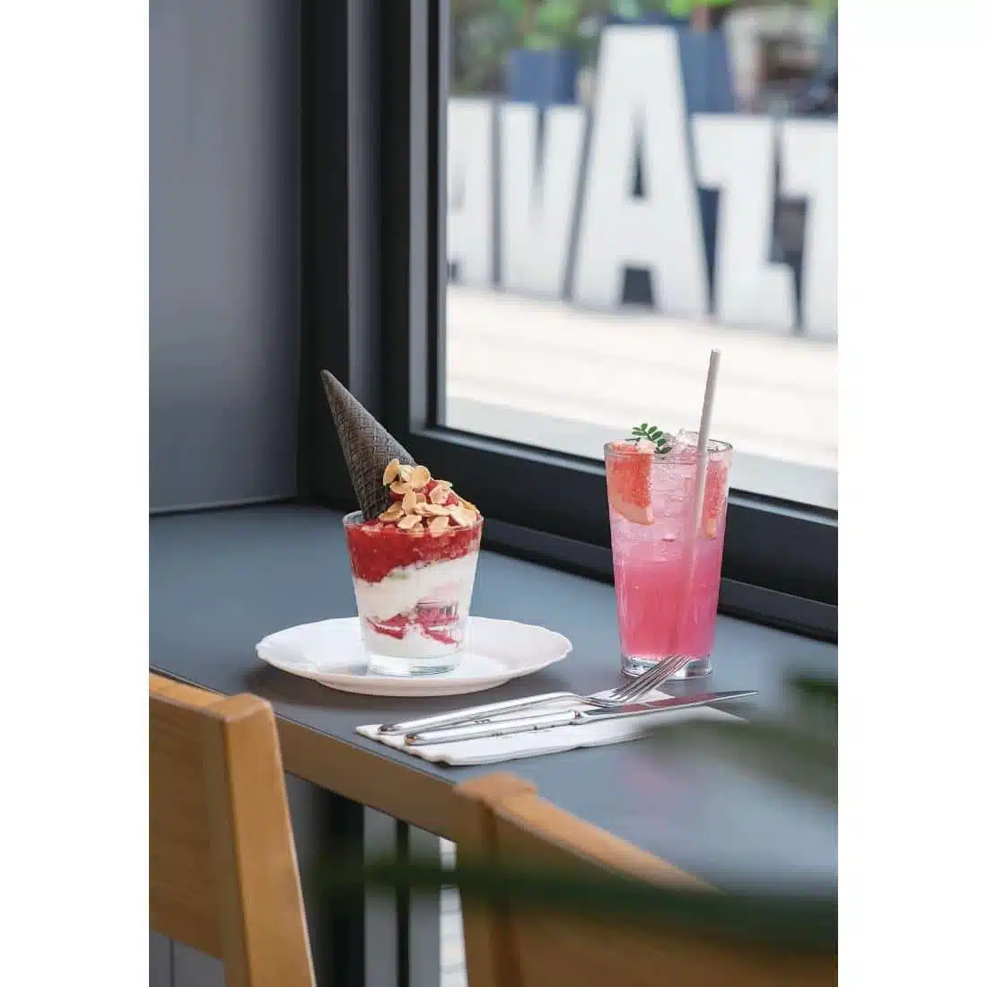 Arcoroc Stack Up Cross Tumblers 350ml (24 pack) - Image 4