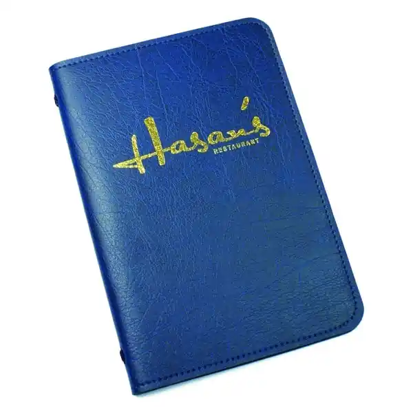 Elephant Grained Hide Menu Covers