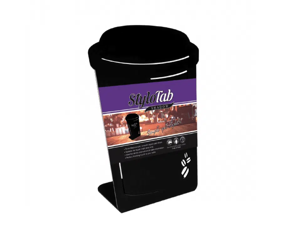 Coffee Cup Angled Portrait Tabletop counter top message board - Image 1