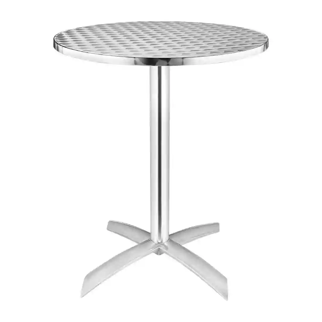 Bolero Round Flip Top Table Stainless Steel 600mm - Image 1
