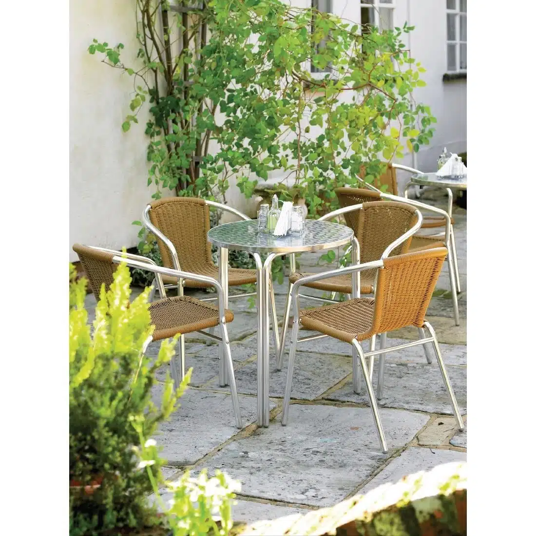 Bolero Round Stackable Bistro Table 600mm - Image 6