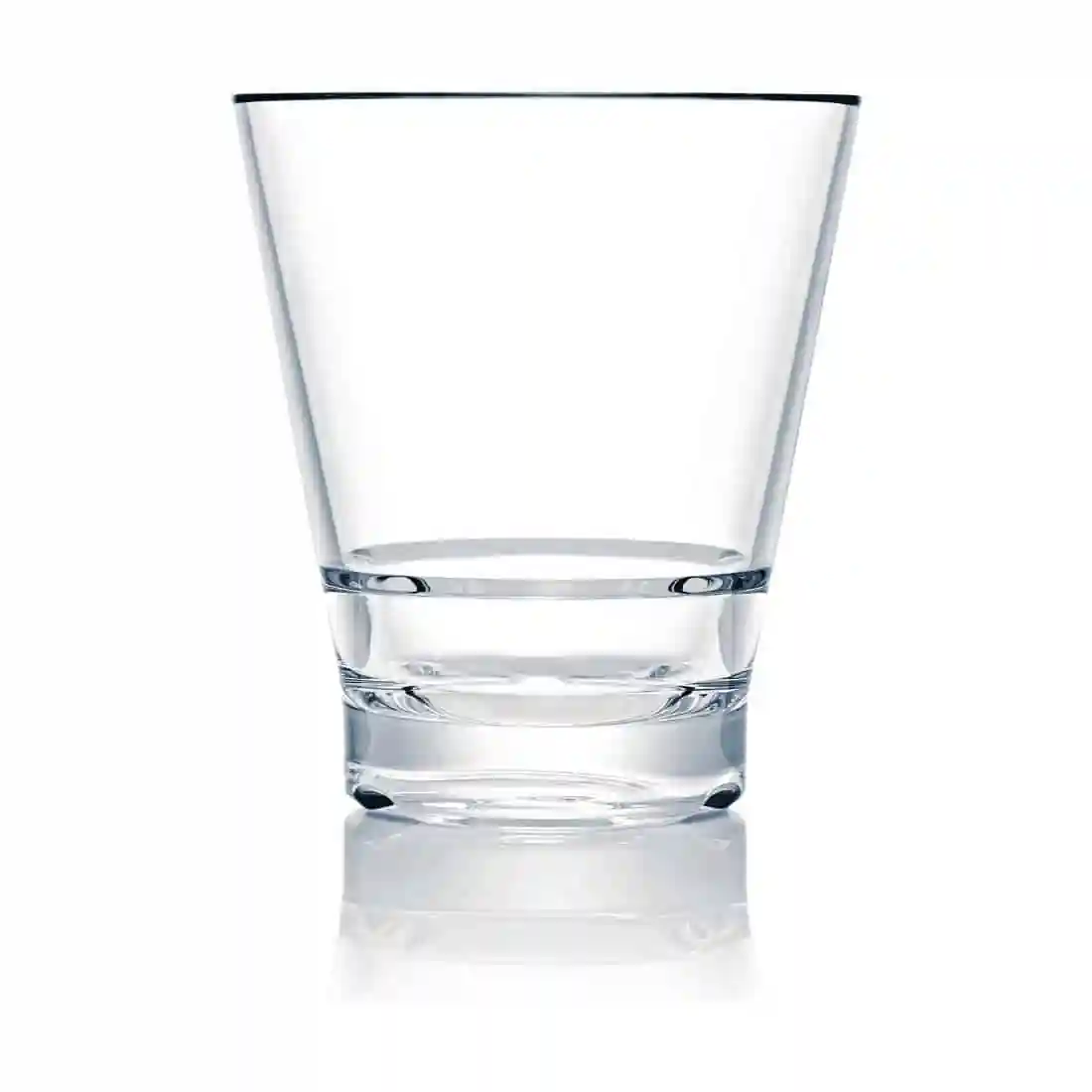 Steelite Capella Stack Clear Short Double Rocks 414ml (Box 12)(Direct) - Image 1