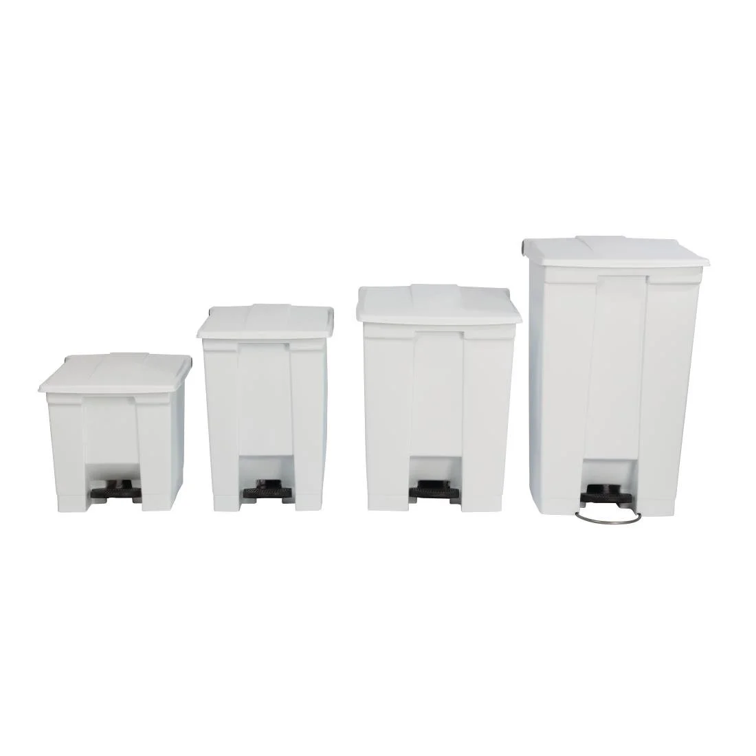Rubbermaid Step-On Pedal Bin White 68Ltr - Image 3