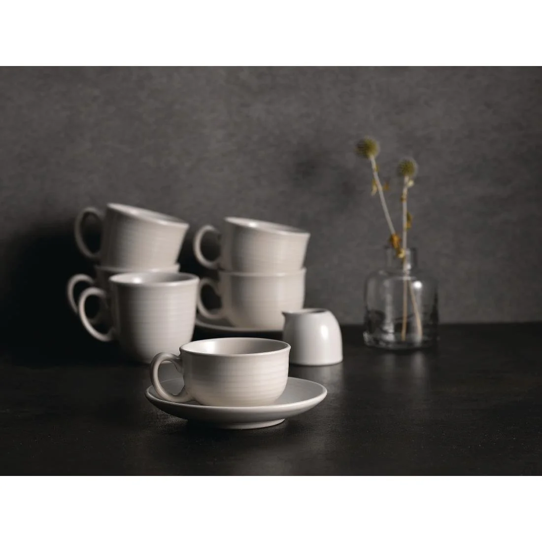 Dudson Evo Pearl Teacups 227ml (6 Pack) - Image 2