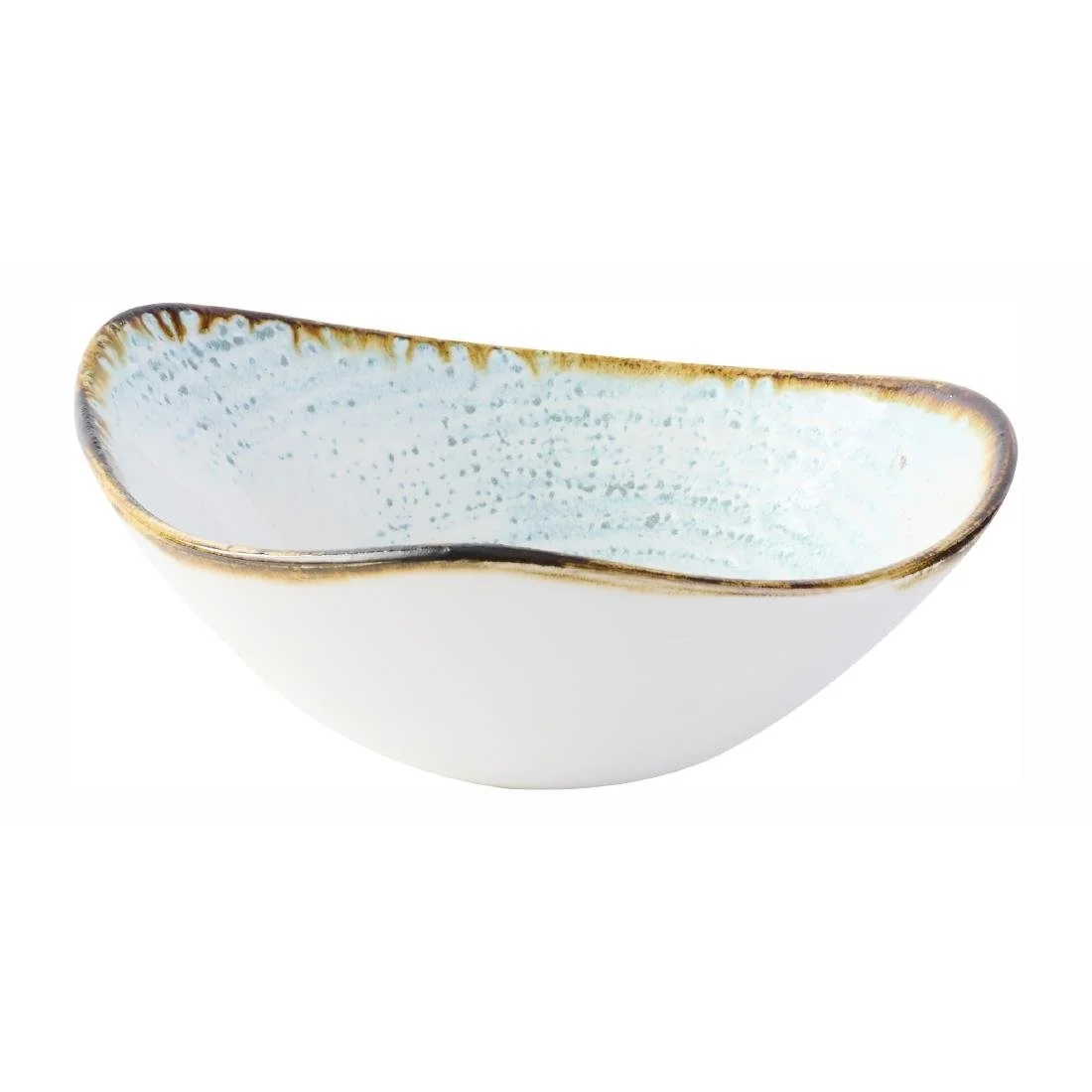 Churchill Homespun Accents Aquamarine Triangle Bowls 185mm (12 Pack) - Image 2