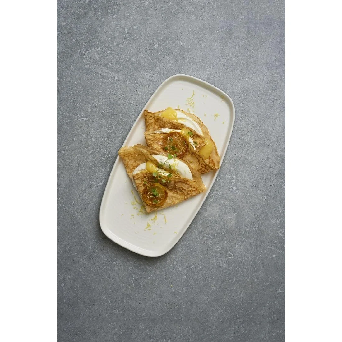 Churchill Chefs' Plates White Walled Oblong Plates 300mm (6 Pack) - Image 3