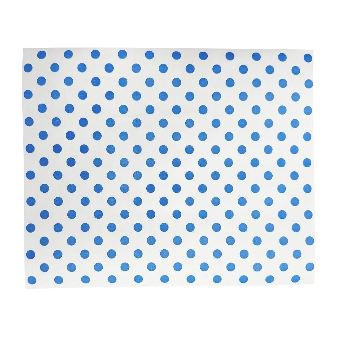 Fiesta Compostable Burger Wraps Blue Dot 250x200mm (200 Pack) - Image 1