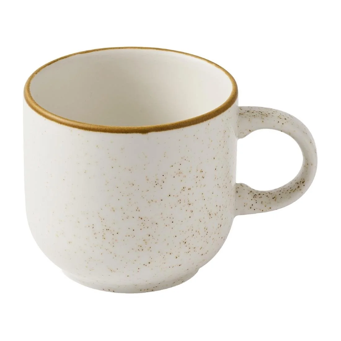 Churchill Stonecast Bubble Mugs Barley White 227ml (12 Pack) - Image 1