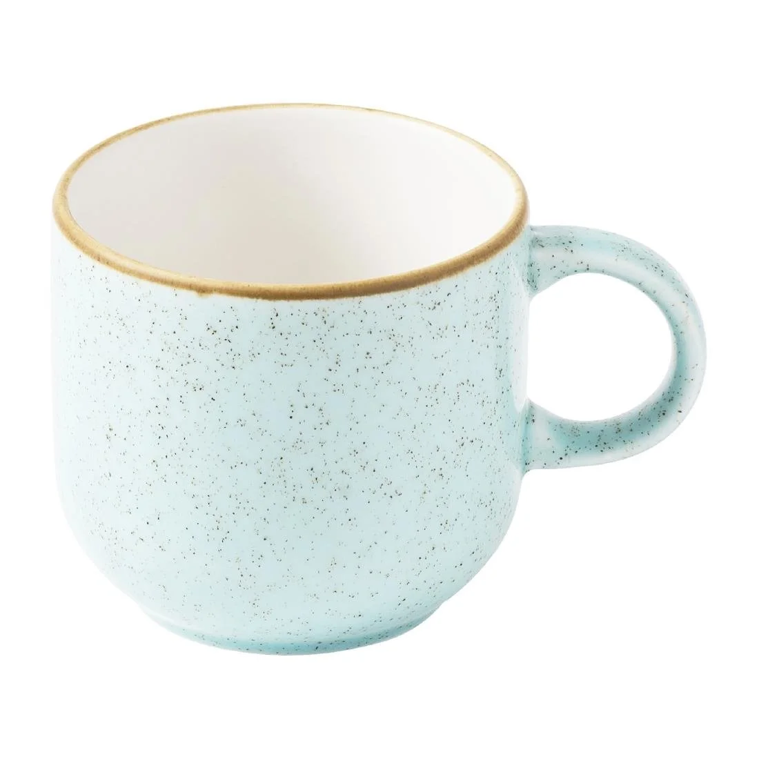 Churchill Stonecast Bubble Mugs Duck Egg Blue 227ml (12 Pack) - Image 1