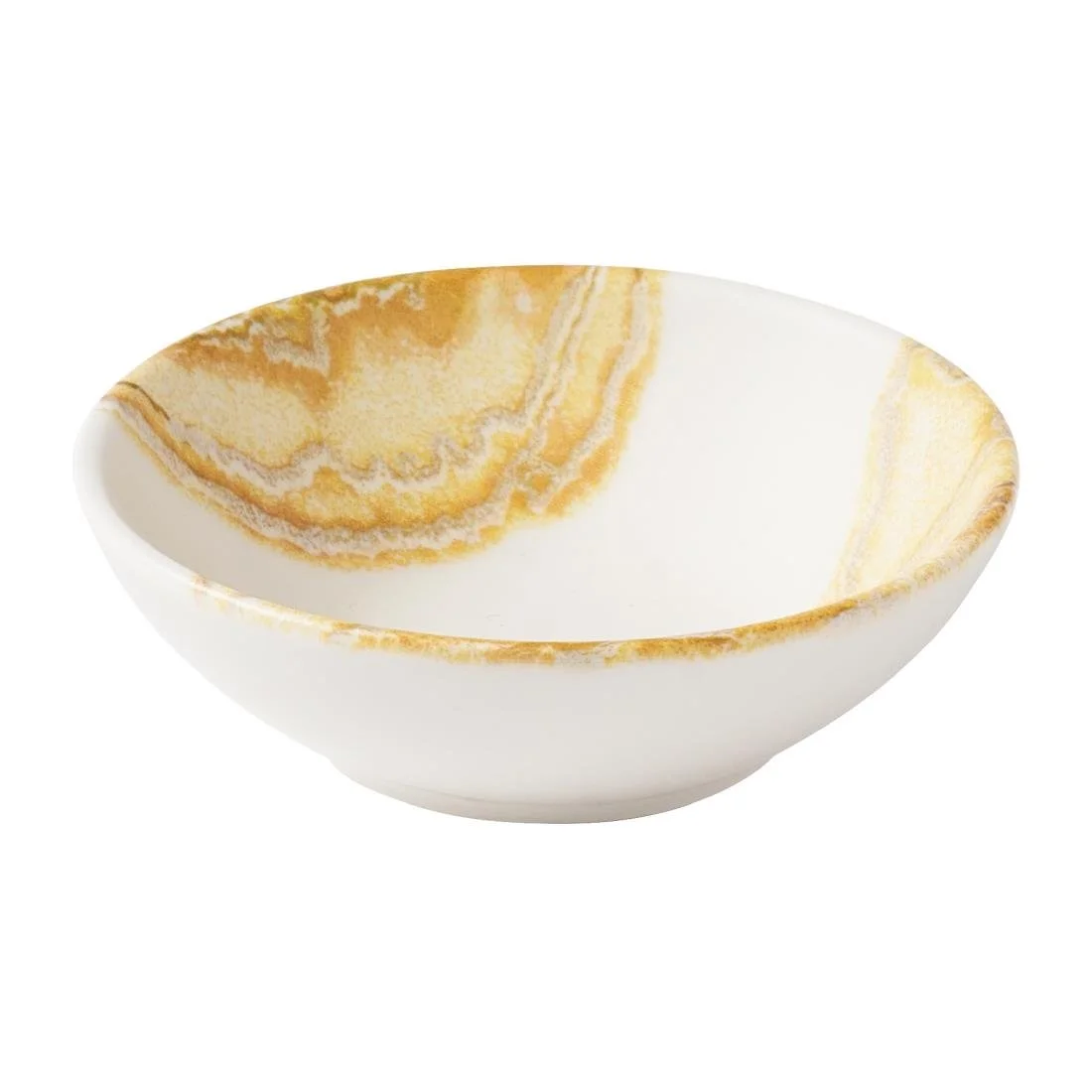 Churchill Tide Shallow Bowls Gold 116mm (12 Pack) - Image 1