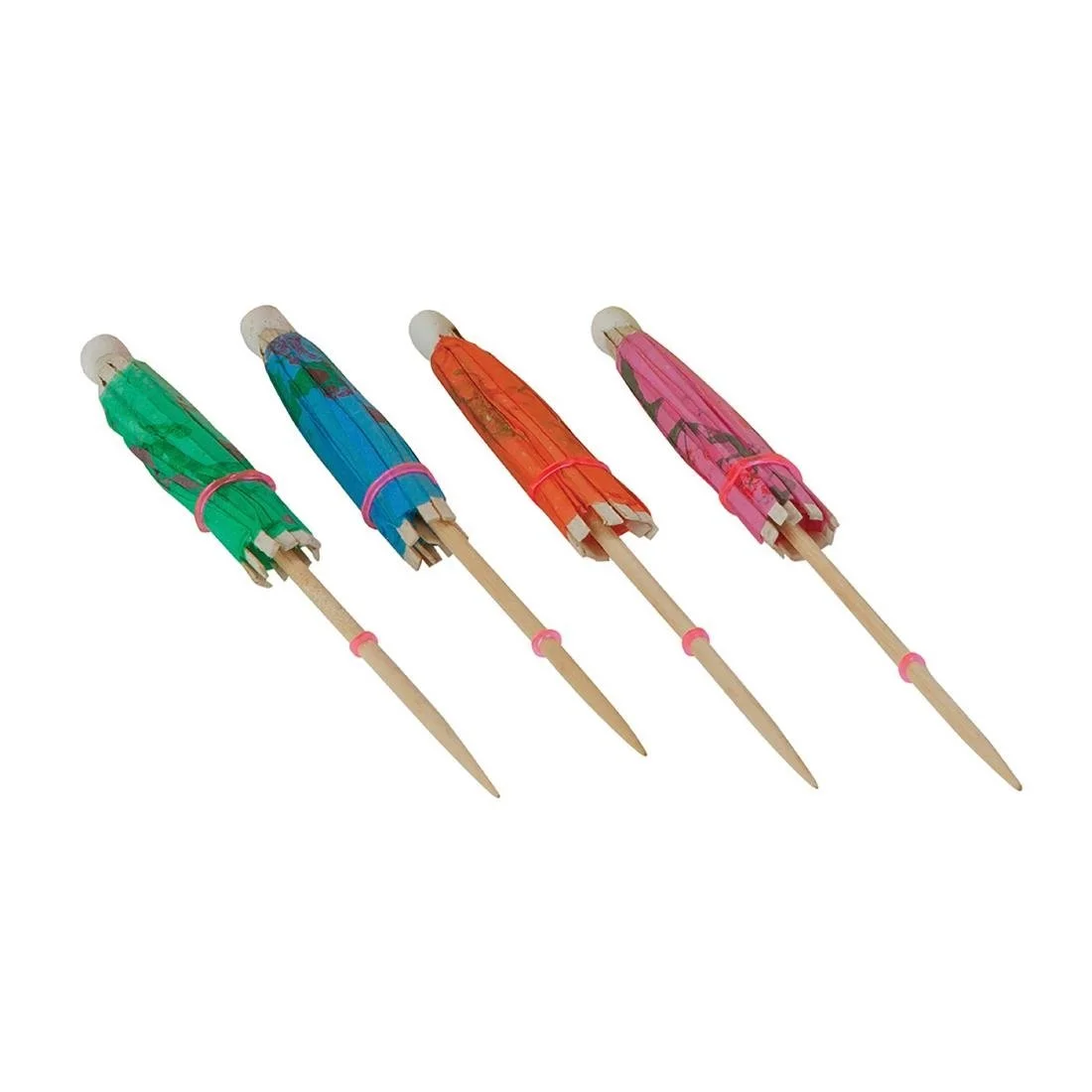 Beaumont Paper Parasols Mixed Colours (Pack of 144) - Image 1