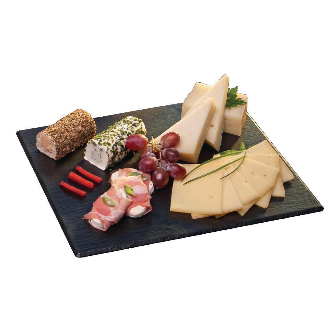 APS 1/2GN Slate Melamine Platter