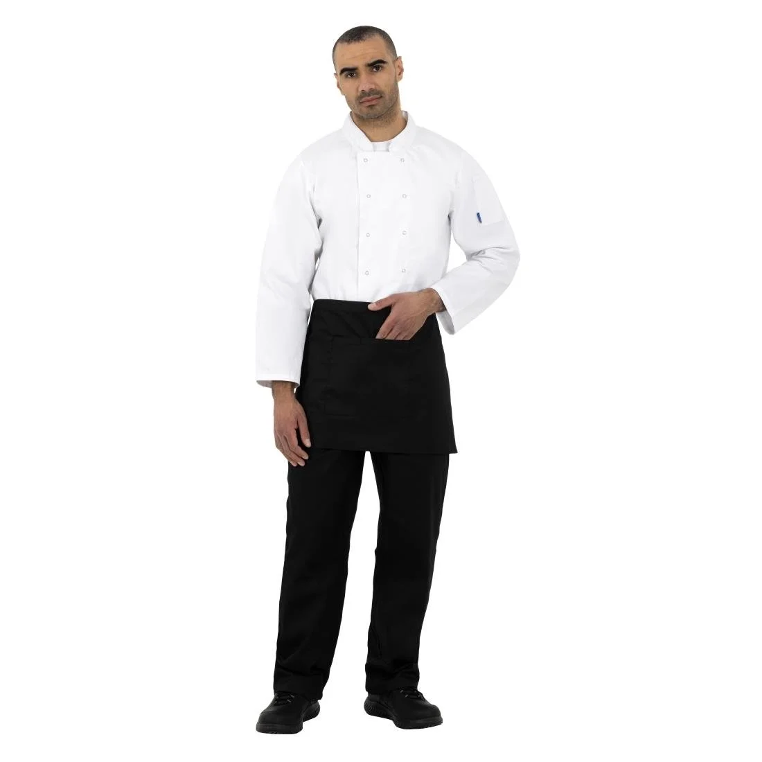 Whites Vegas Unisex Chef Jackets Long Sleeve White (5 Pack) - Image 6