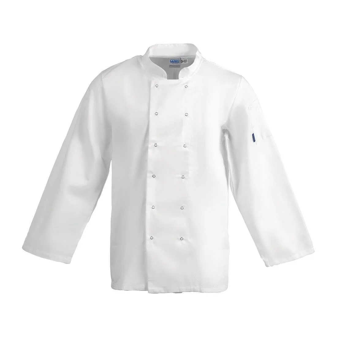 Whites Vegas Unisex Chef Jackets Long Sleeve White (5 Pack) - Image 2