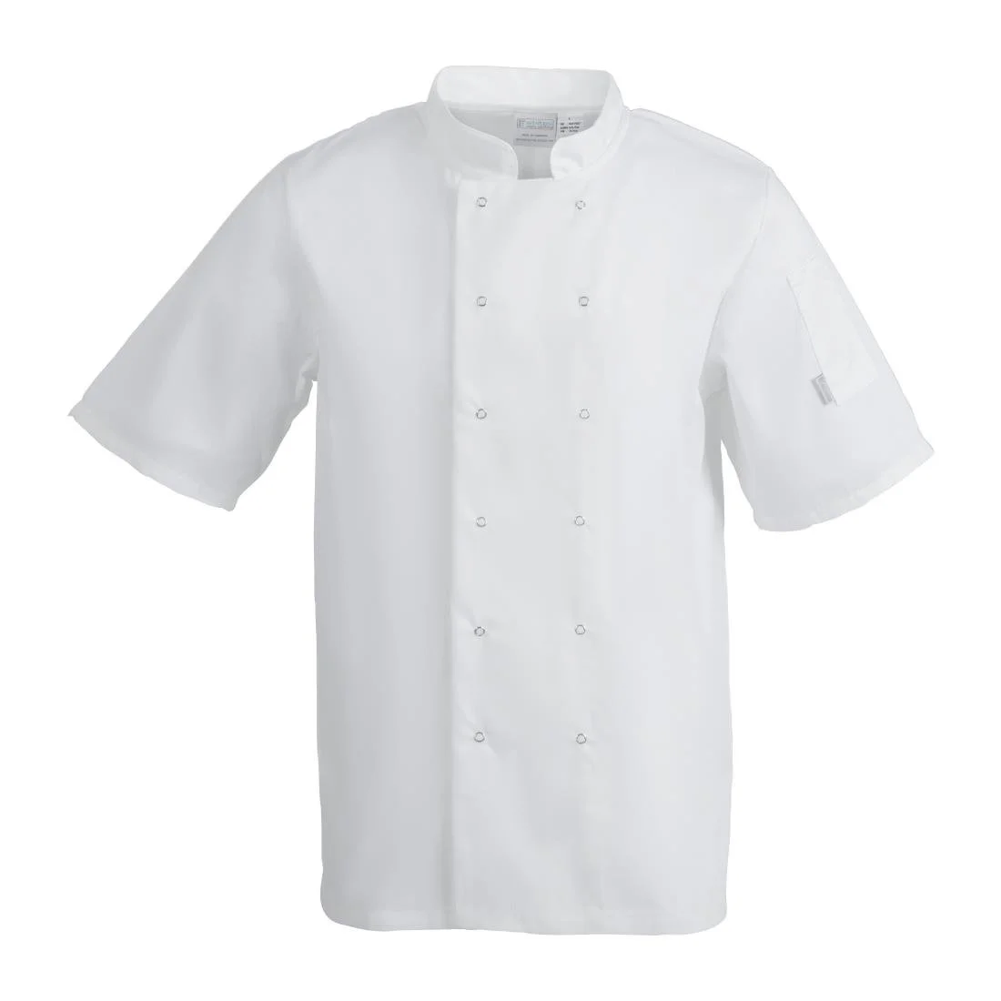 Whites Vegas Unisex Chef Jacket Short Sleeve White - Image 1
