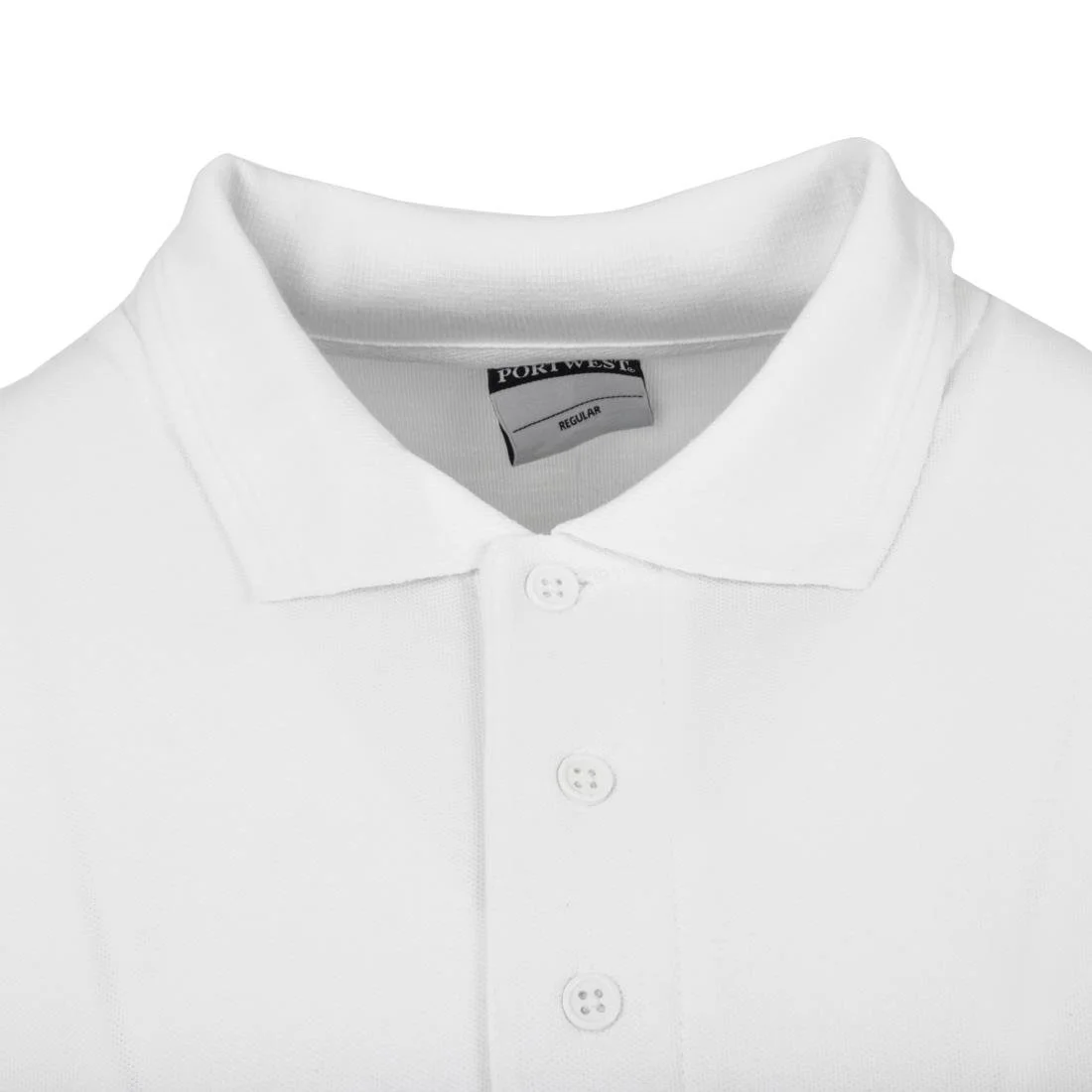 Unisex Polo Shirt White - Image 6