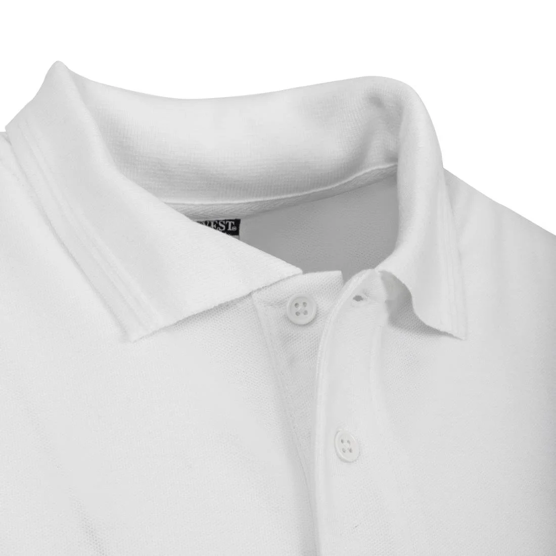 Unisex Polo Shirt White - Image 7