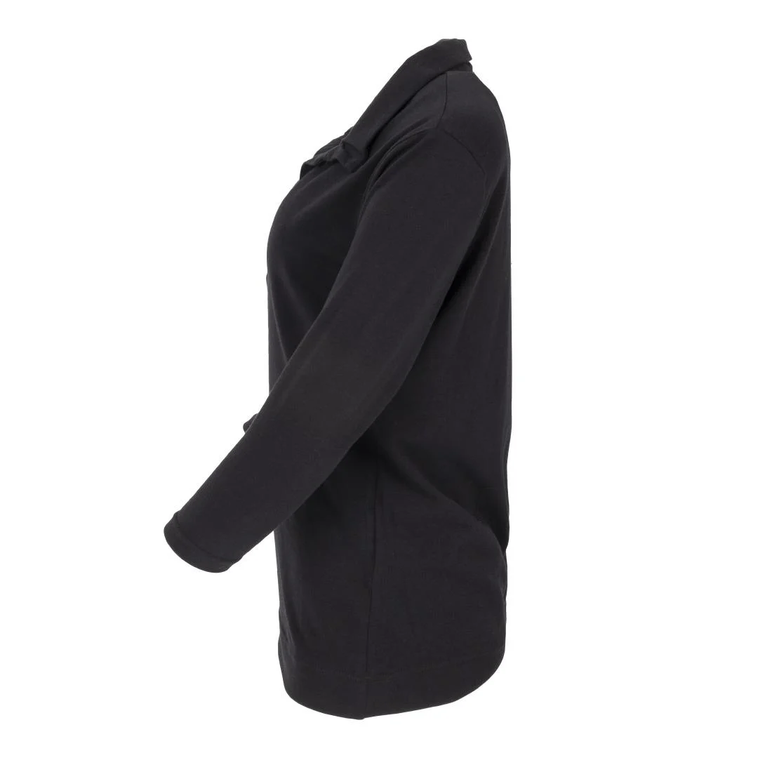 Uniform Works Womens V-Neck T-Shirt Black M