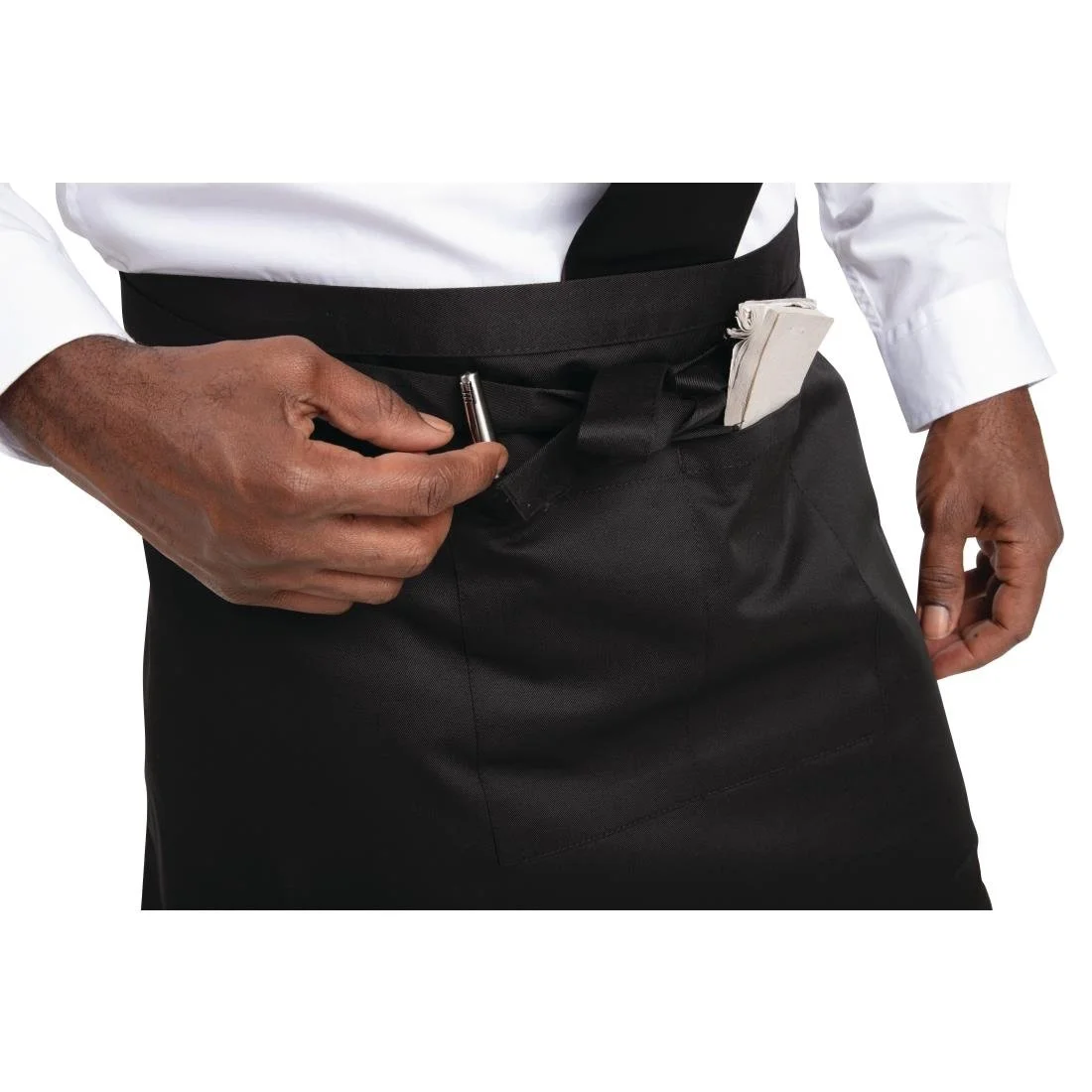 Whites Waist Aprons Black (5 Pack) - Image 3
