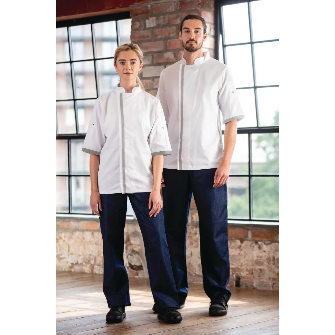 Southside Unisex Chef Jacket White - Image 9
