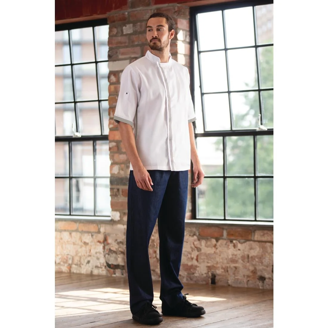 Southside Unisex Chef Jacket White - Image 10