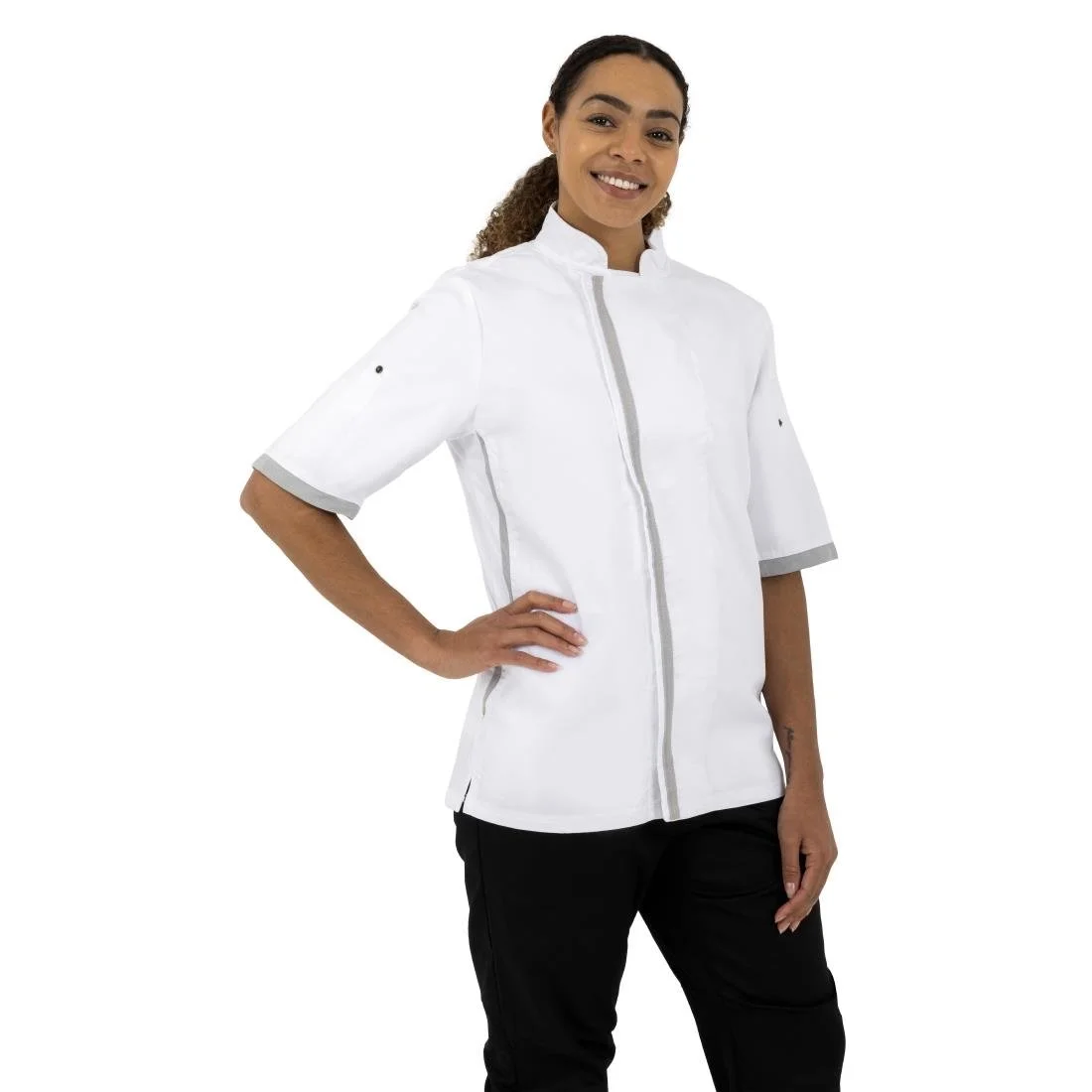 Southside Unisex Chef Jacket White - Image 16